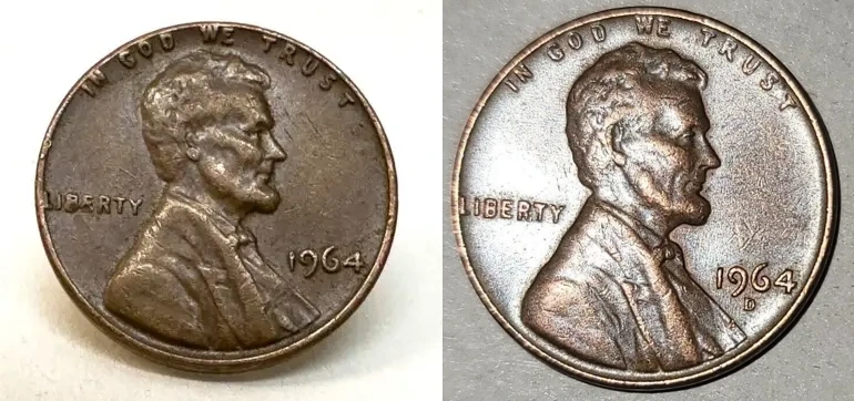 D and no mint mark rare pennies with I on the edge.
