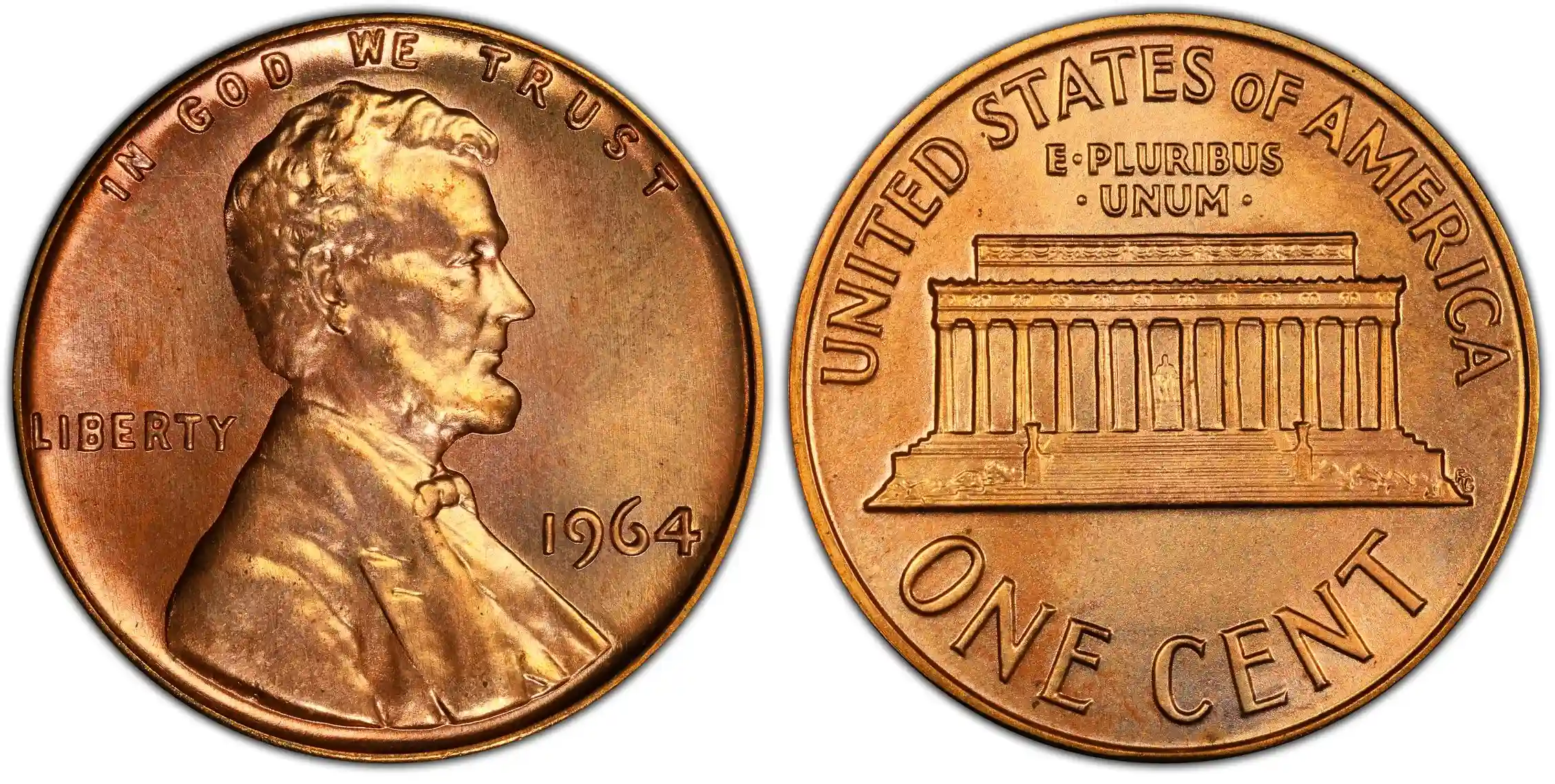An SMS penny from 1964.